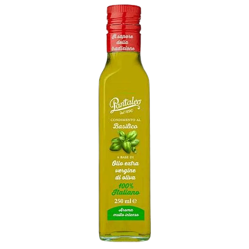 HUILE D'OLIVE EXTRA VIERGE AU BASILIC